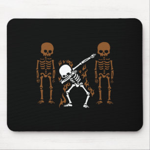Alfombrilla De Ratón Dabbing Skeleton Dab Dance Halloween Regalo