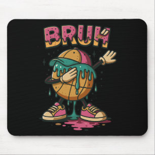 Alfombrilla De Ratón Dabbing Sketll Goteo Bruh Sketll Goteo Helado Ck