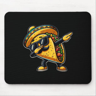 Alfombrilla De Ratón Dabbing Taco Cinco De Mayo Funny Padres Mexicanos 