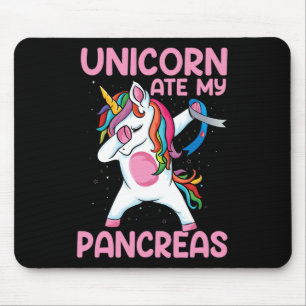 Alfombrilla De Ratón Dabbing Unicorn Ataque mi páncreas tipo 1 Diabetes