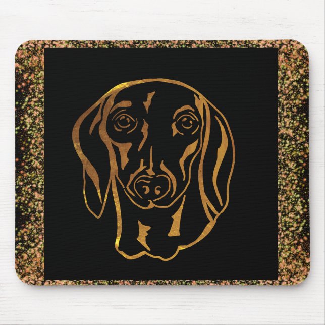 ALFOMBRILLA DE RATÓN DACHSHUND  (Frente)