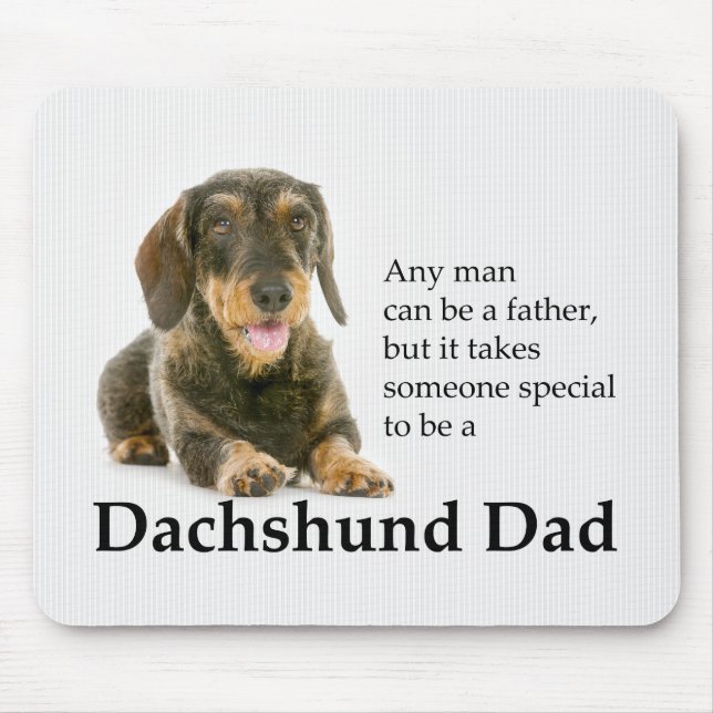 Alfombrilla De Ratón Dachshund Dad Mousepad (Frente)