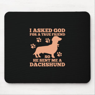 Alfombrilla De Ratón Dachshund Es Mi Verdadero Amigo