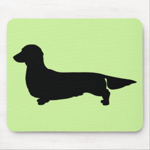 Alfombrilla De Ratón Dachshund largo Mousepad del pelo
