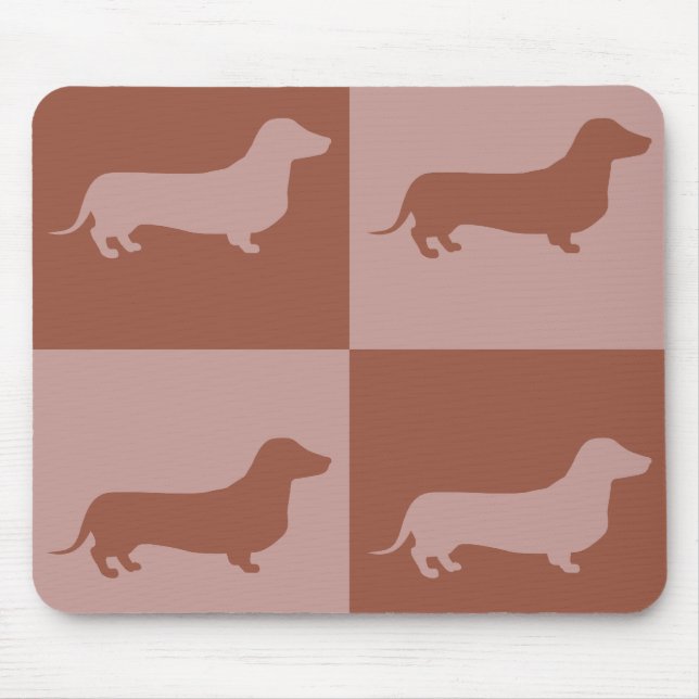 Alfombrilla De Ratón Dachshund Mousepad (Frente)