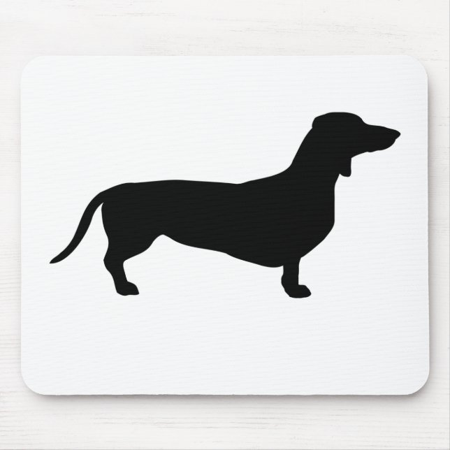 Alfombrilla De Ratón Dachshund Mousepad (Frente)