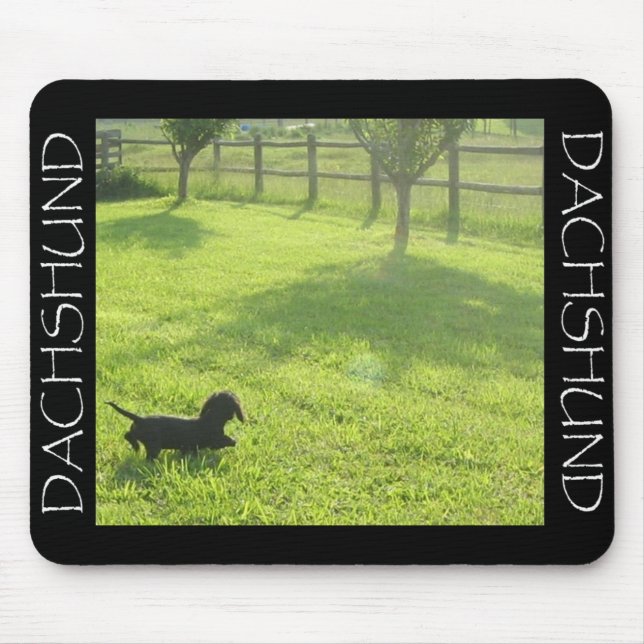 Alfombrilla De Ratón Dachshund Mousepad (Frente)