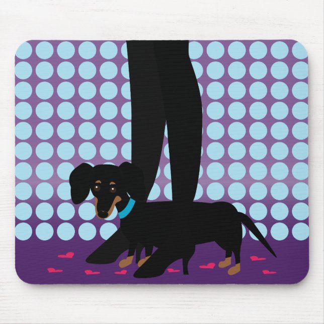 Alfombrilla De Ratón Dachshund Mousepad (Frente)