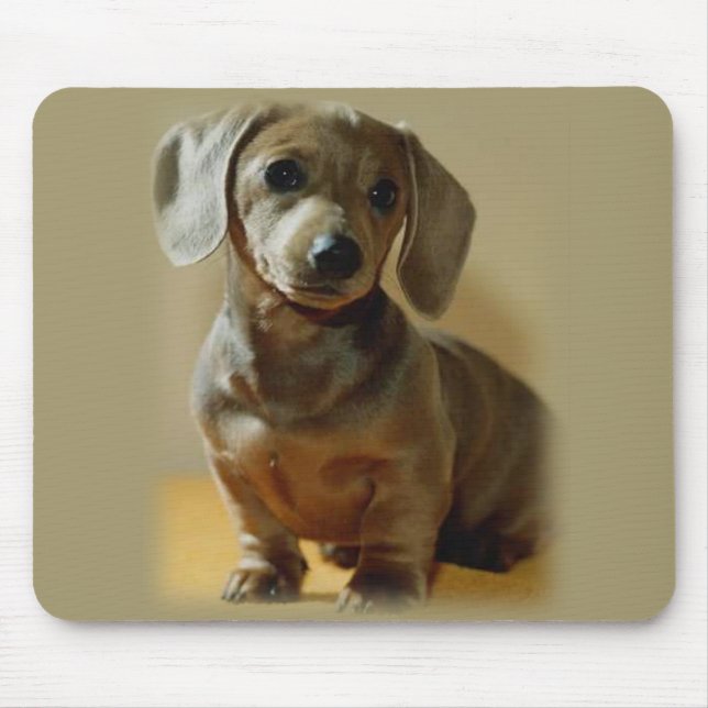 Alfombrilla De Ratón Dachshund Mousepad (Frente)
