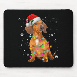 Alfombrilla De Ratón Dachshund Perros Árboles Navidades Regalos De Navi