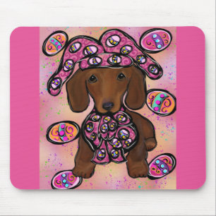 Alfombrilla De Ratón Dachshund Rojo Doxie
