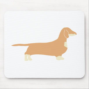 Alfombrilla De Ratón dachshund silo fawn y crema