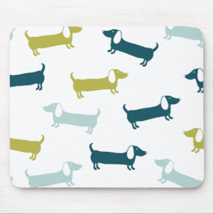 Alfombrilla De Ratón Dachshunds preciosos en grandes colores