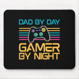 Alfombrilla De Ratón Dad By Day Gamer By Night Video Games Lover Gamer