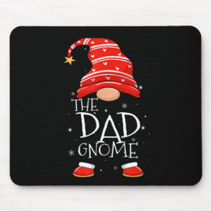 Alfombrilla De Ratón Dad Gnome Buffalo Navidades familiares coincidente