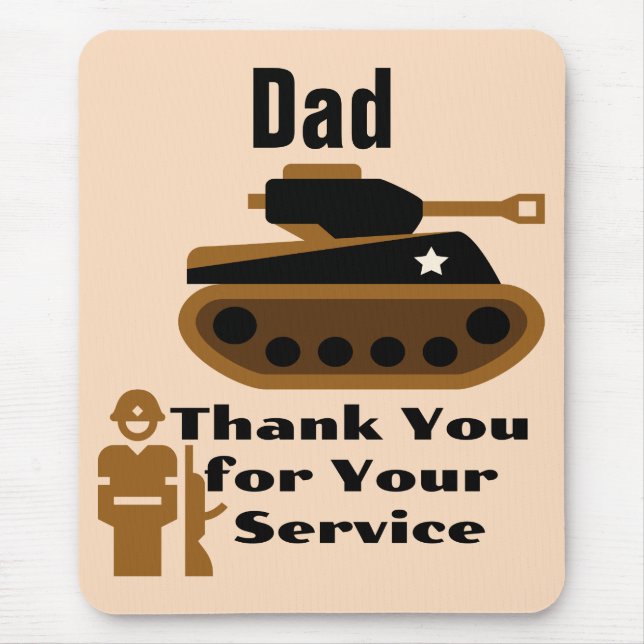 Alfombrilla De Ratón Dad Mousepad (Frente)