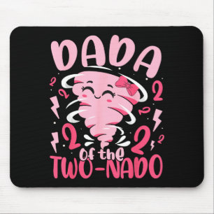 Alfombrilla De Ratón Dada del cumpleaños número 2 con tema de tornado d