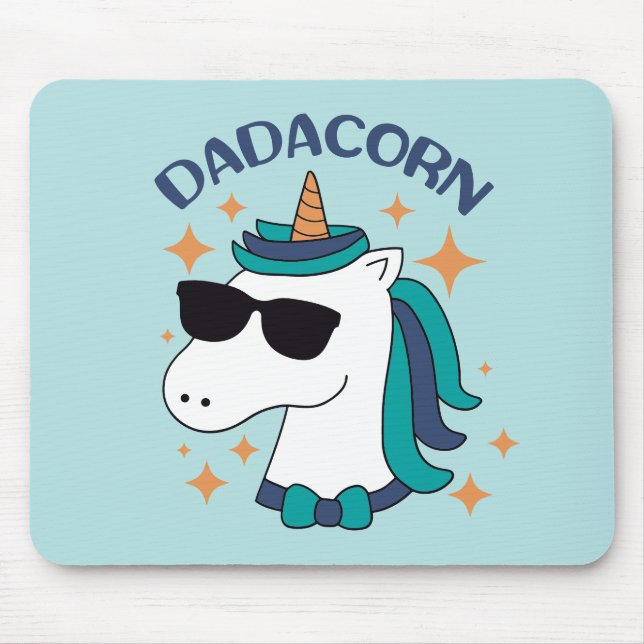 Alfombrilla De Ratón Dadacorn con gafas de sol (Frente)
