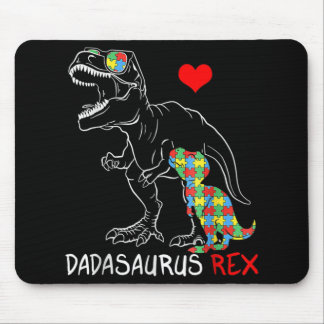 Alfombrilla De Ratón Dadasaurus Rex Autism Awareness Orgulloso padre de