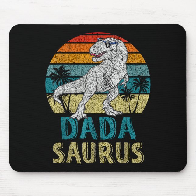 Alfombrilla De Ratón Dadasaurus T Rex Dinosaur Dada Saurus Coincidencia (Frente)