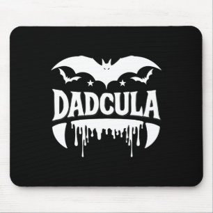 Alfombrilla De Ratón Dadcula Halloween Bat Vampiros Fangs Flower Effect