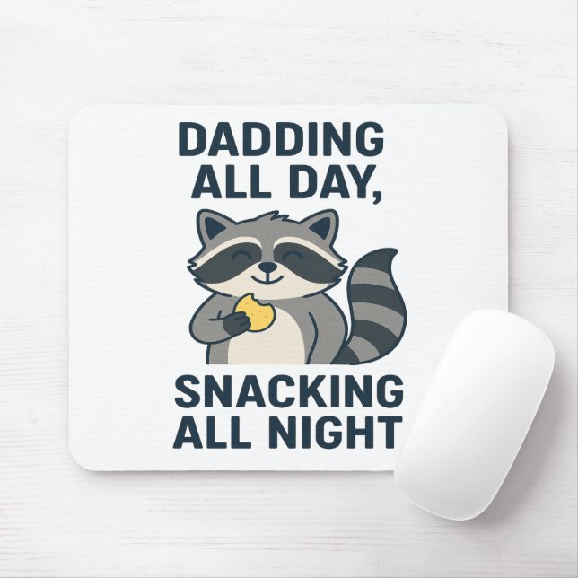 Alfombrilla De Ratón Dadding All Day, Snacking All Night (Con ratón)