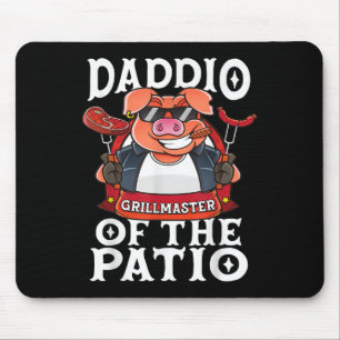 Alfombrilla De Ratón Daddio Gracioso Del Patio Bbq Barbacoa Día De Padr