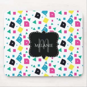 Alfombrilla De Ratón Dados geométricos de la almohadilla del ratón pers