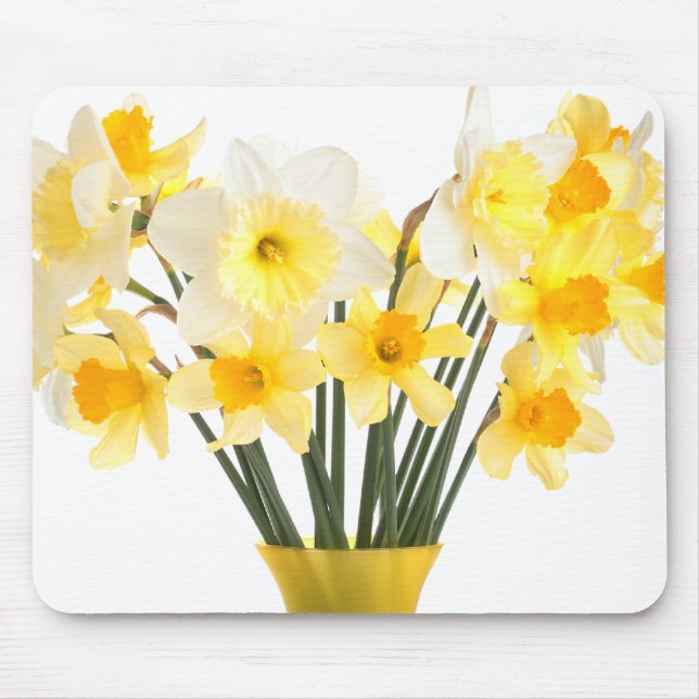 Alfombrilla De Ratón Daffodils in a Vase Mousepad (Frente)