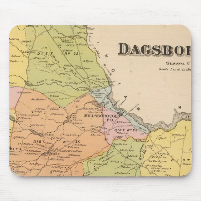Alfombrilla De Ratón Dagsborough (Frente)
