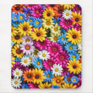 Alfombrilla De Ratón Daisies coloridos #55 -
