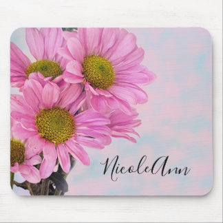 Alfombrilla De Ratón Daisies rosados