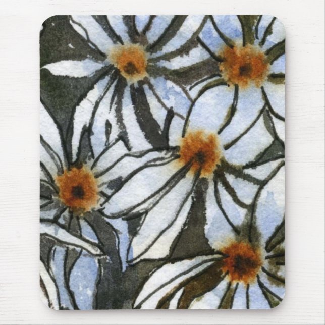 Alfombrilla De Ratón "Daisy #2" Mousepad floral (Frente)