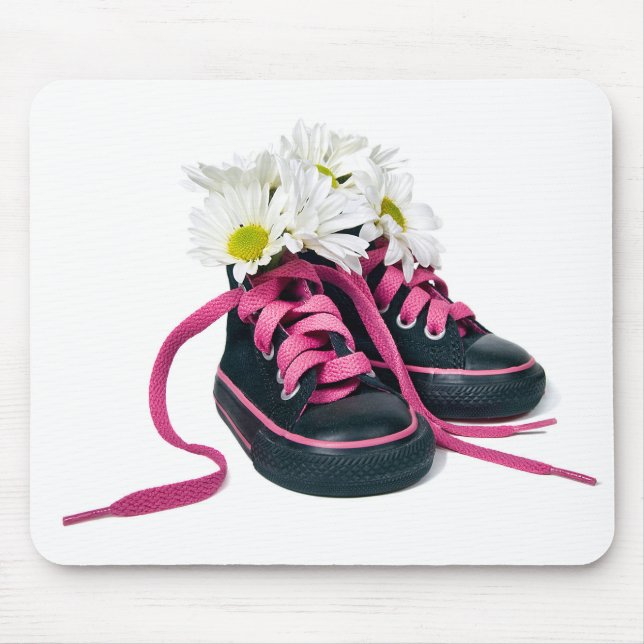 Alfombrilla De Ratón Daisy Bouquet en zapatillas (Frente)