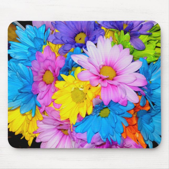 Alfombrilla De Ratón Daisy Flower Mix Mousepad (Frente)