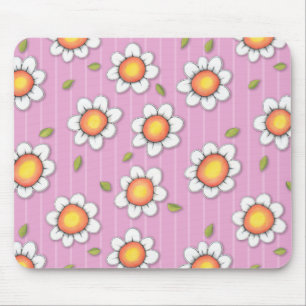 Alfombrilla De Ratón Daisy Joy rosado Daisies Mousepad