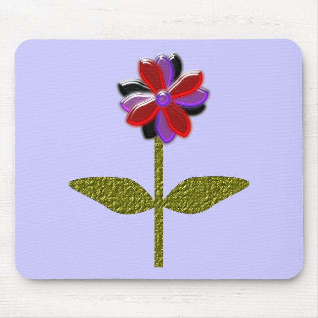 Alfombrilla De Ratón Daisy Shining Plastic Mousepad (Frente)