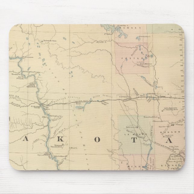 Alfombrilla De Ratón Dakota (Frente)