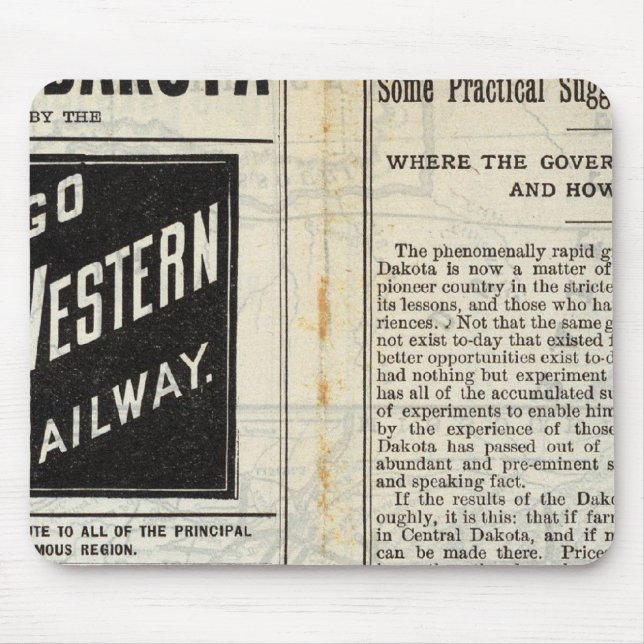 Alfombrilla De Ratón Dakota Central (Frente)