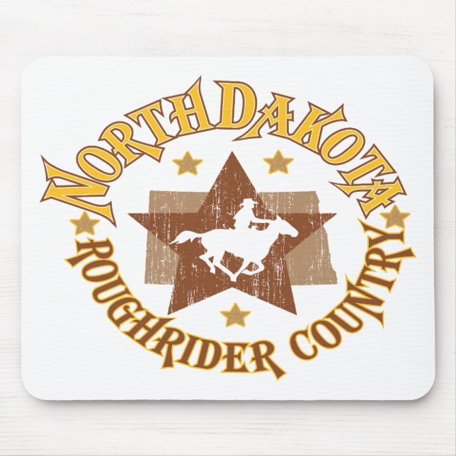 Alfombrilla De Ratón Dakota del Norte (Frente)