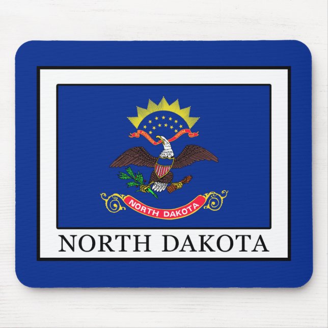 Alfombrilla De Ratón Dakota del Norte (Frente)