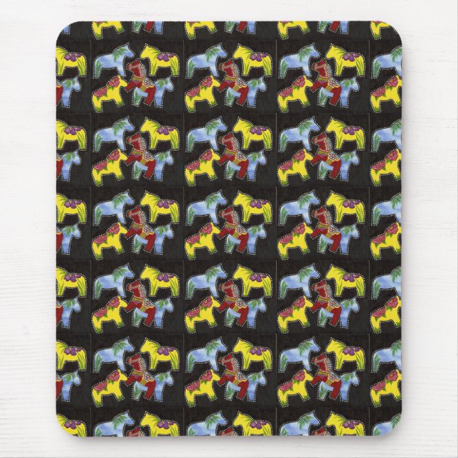 Alfombrilla De Ratón Dala Horse Mousepad (Frente)