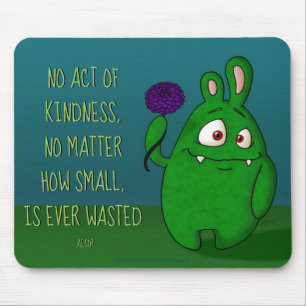 Alfombrilla De Ratón Dalia el monstruo w/quote, mousepad