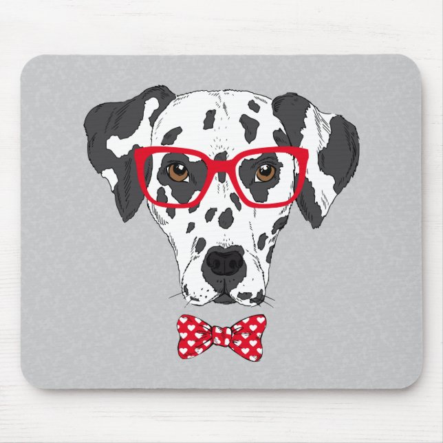 Alfombrilla De Ratón Dalmatian de moda (Frente)