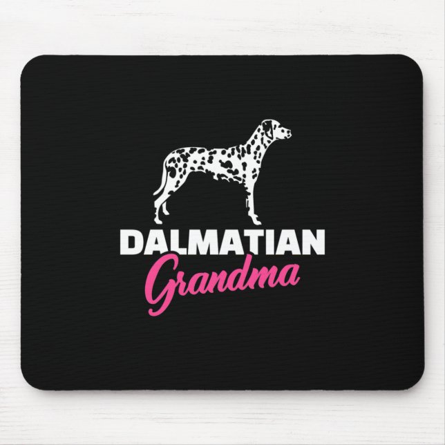 Alfombrilla De Ratón Dalmatian Grandma (Frente)