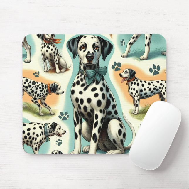 Alfombrilla De Ratón Dalmatiano sin foco (Con ratón)