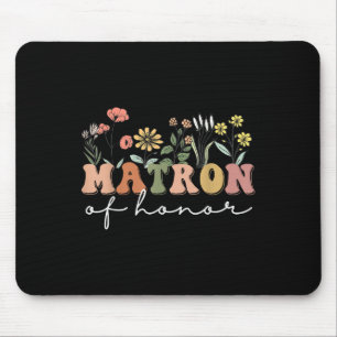 Alfombrilla De Ratón Dama De Honor Fiesta De Despedida De Soltera Flor