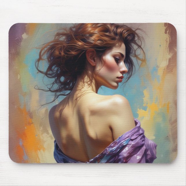 Alfombrilla De Ratón Dama elegante (Frente)