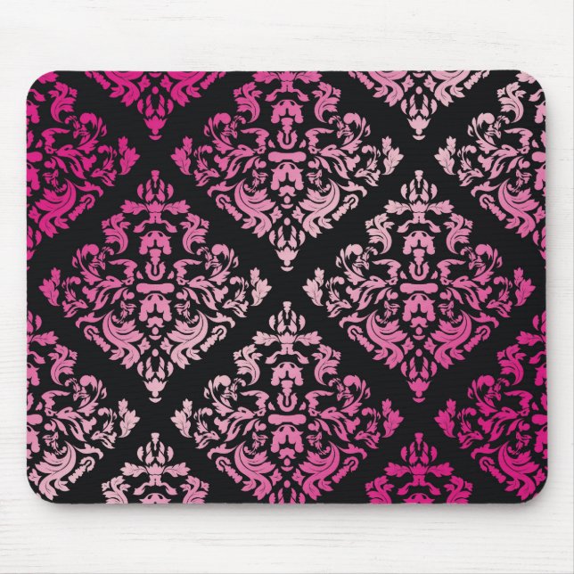 Alfombrilla De Ratón damasco rosado 311-Luxuriously (Frente)