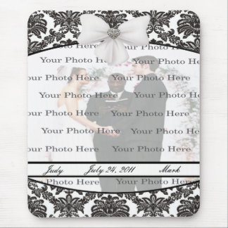 Alfombrilla De Ratón Damask Elegance Boda Mouse Pad